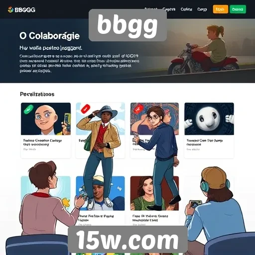 Recursos de comunidade e interação no site bbgg